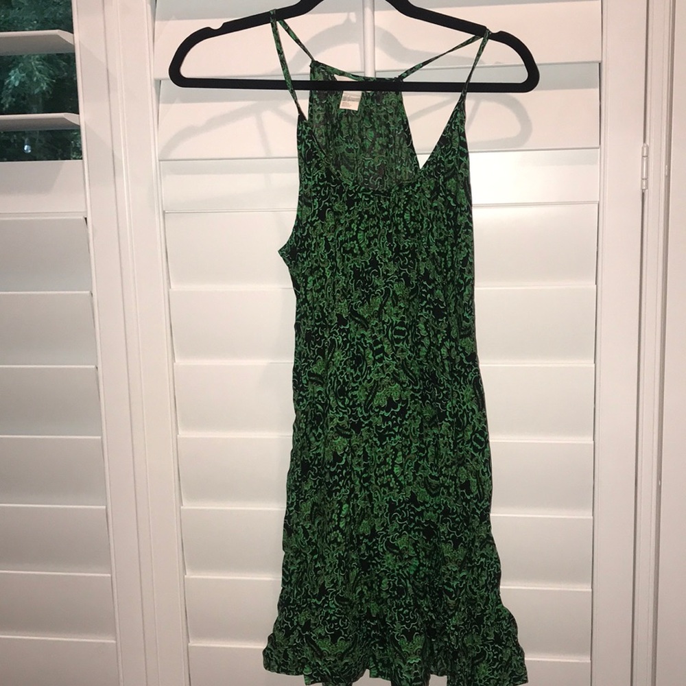 H&M patterned razor back dress